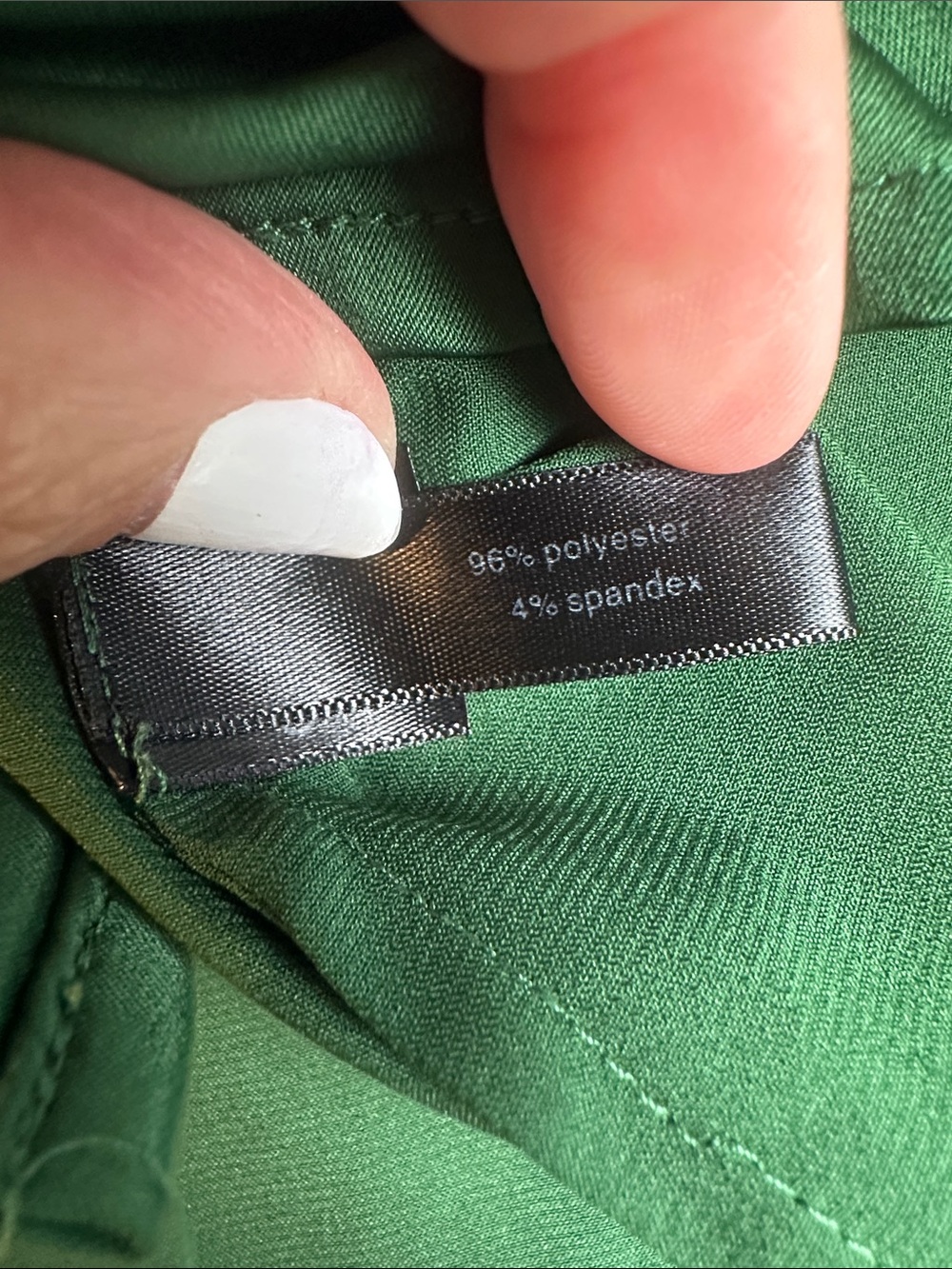 The Limited Satin Green Ruched Button-Down Blouse Small Short Sleeve - Picture 5 of 5